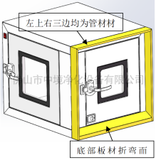 轉(zhuǎn)角傳遞窗結(jié)構(gòu)圖